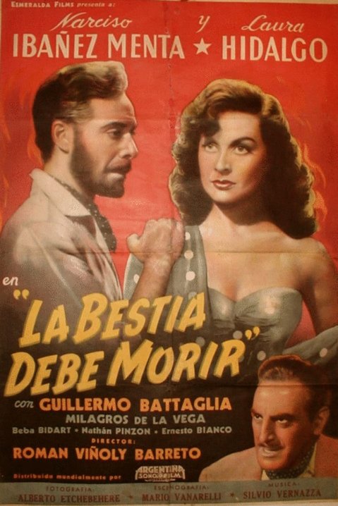 Poster of the movie La bestia debe morir [1952]