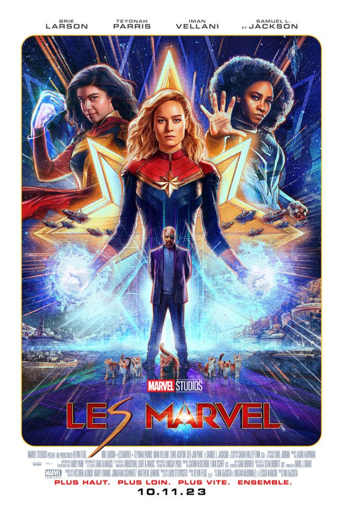 L'affiche du film Les Marvel [2023]