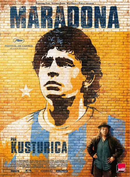 L'affiche du film Maradona par Kusturica