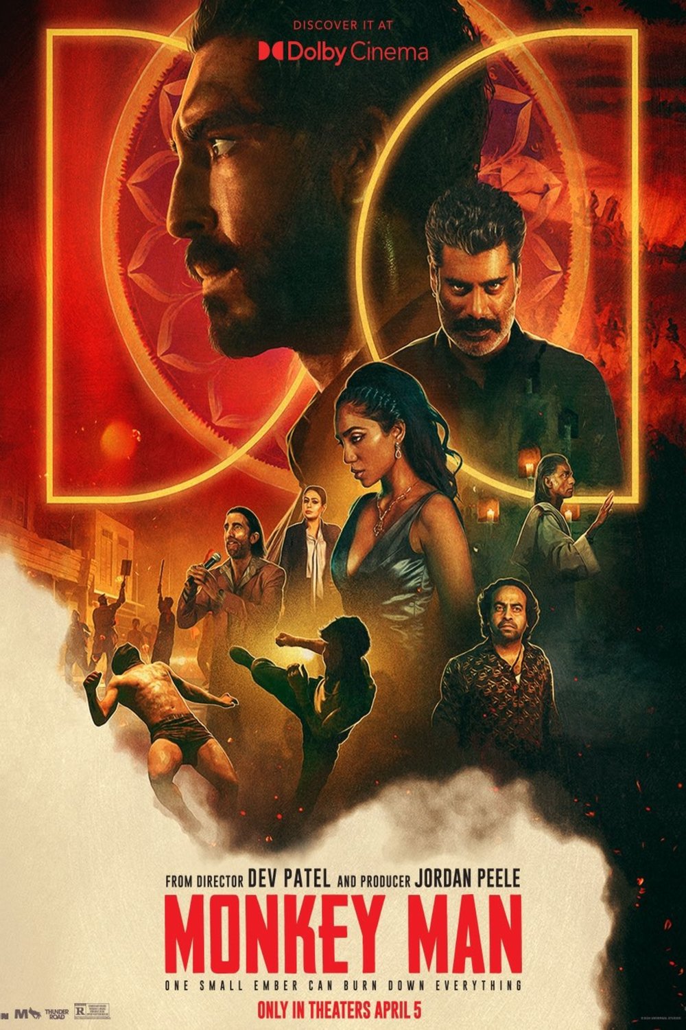 L'affiche du film Monkey Man