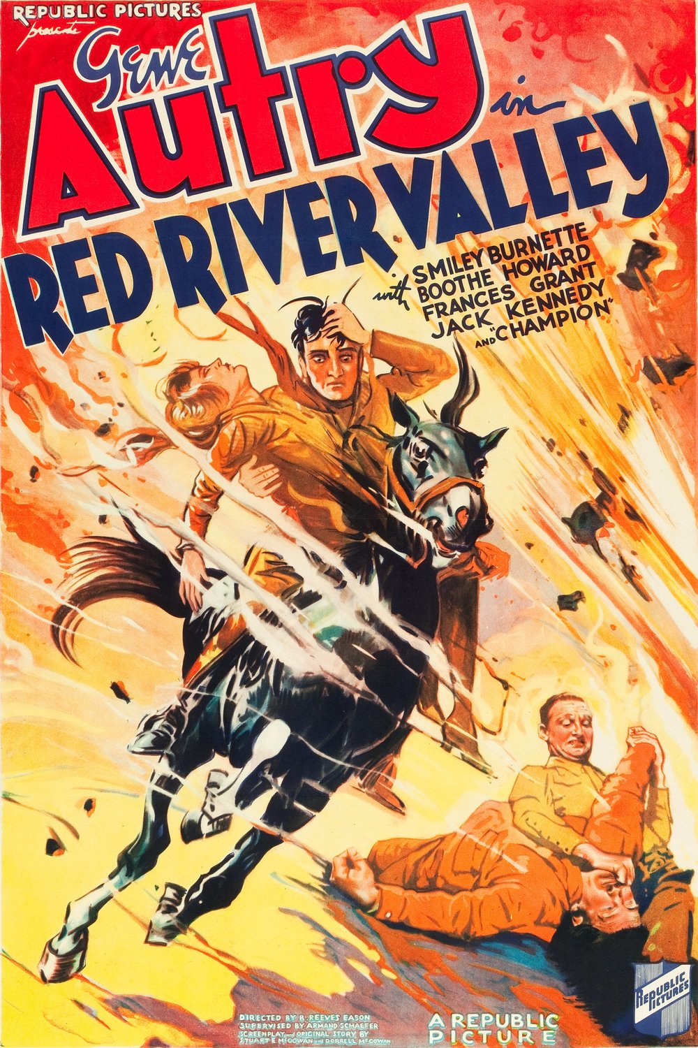 L'affiche du film Red River Valley