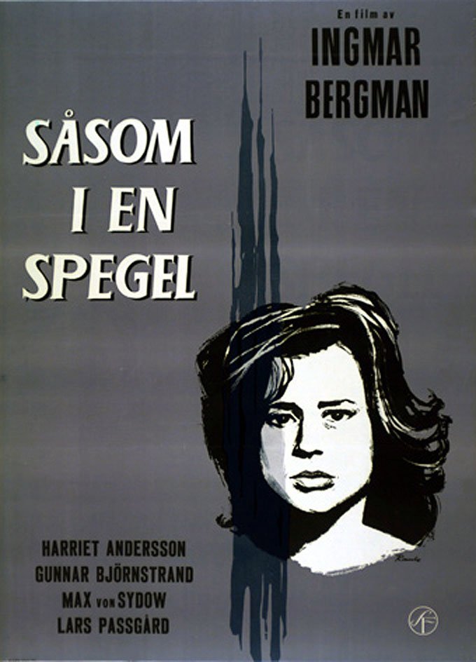 L'affiche originale du film Såsom i en spegel en suédois