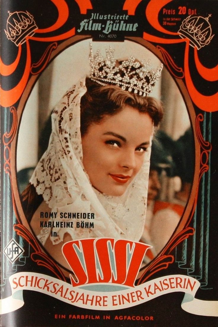 German poster of the movie Sissi: The Fateful Years of an Empress