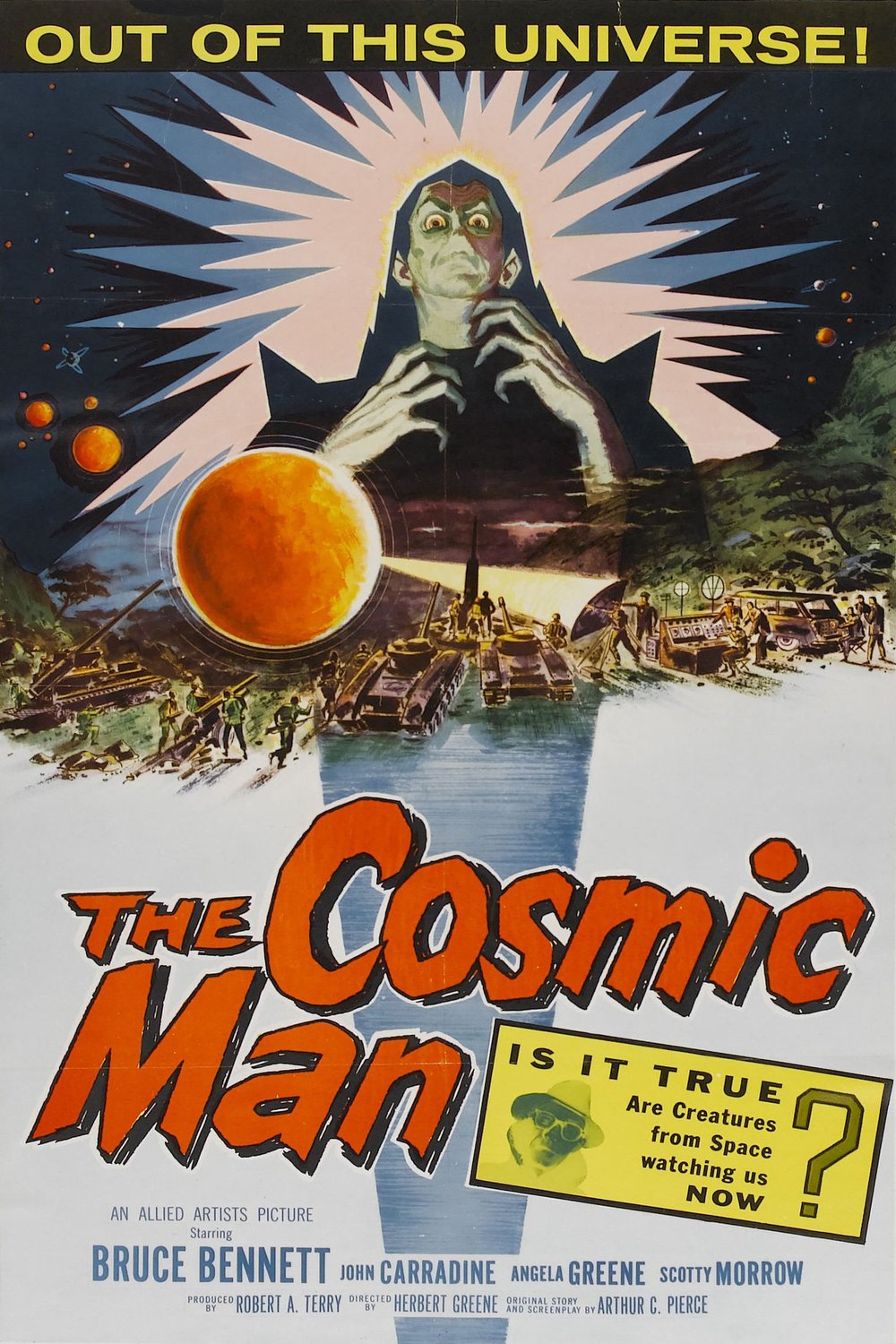 L'affiche du film The Cosmic Man