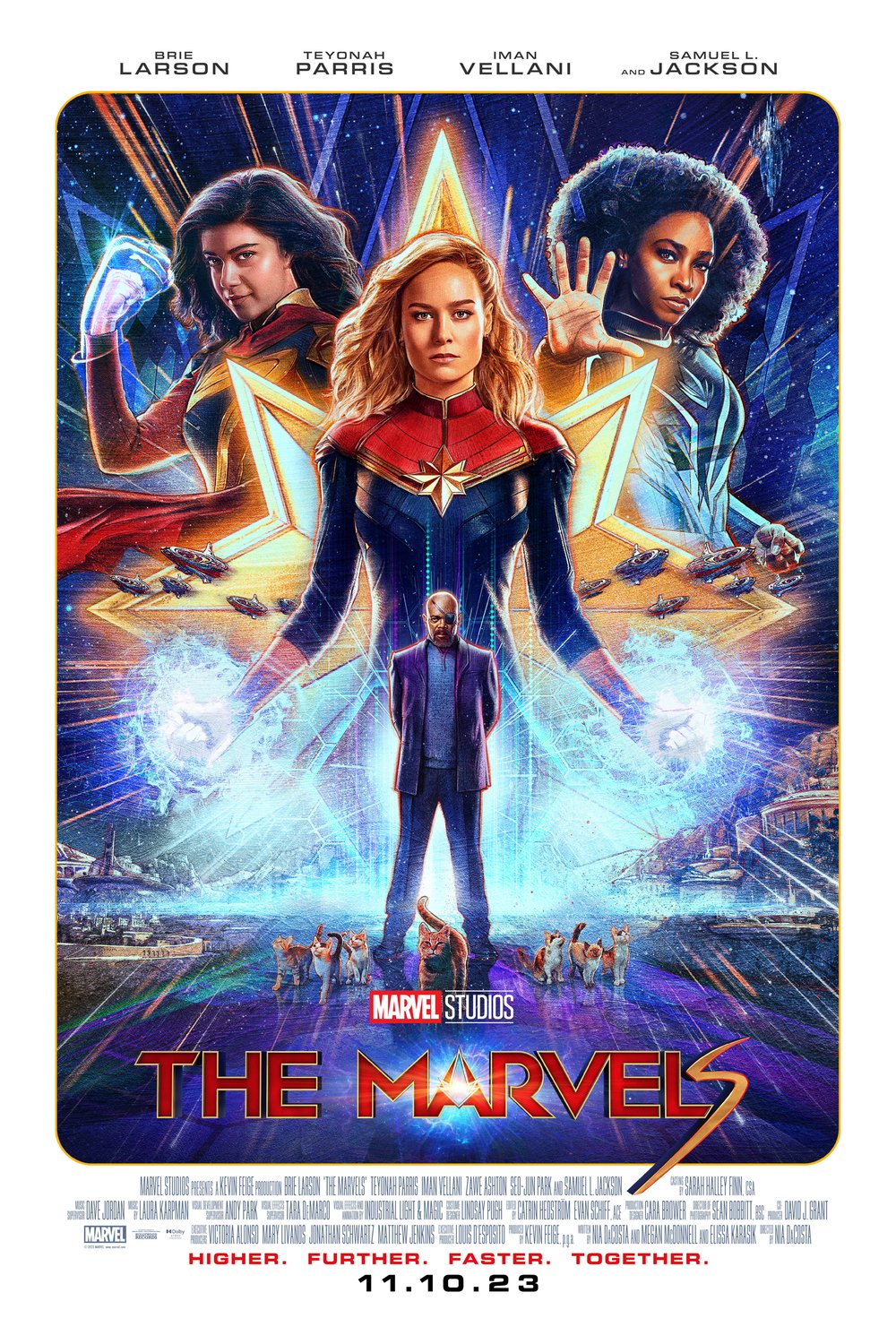 L'affiche du film The Marvels