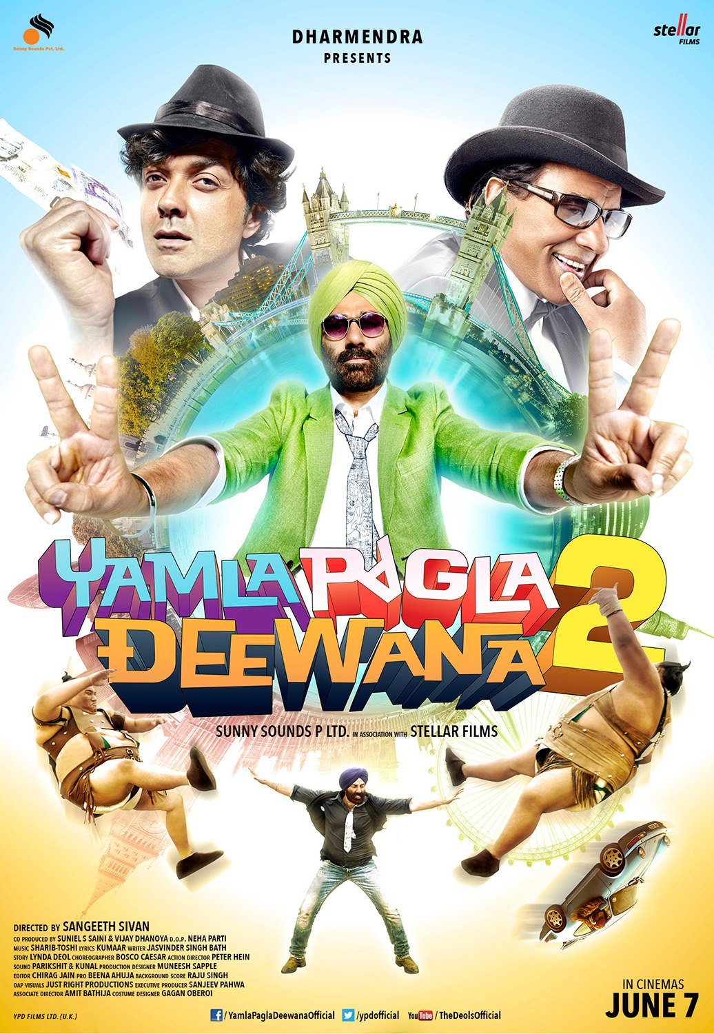 L'affiche du film Yamla Pagla Deewana 2
