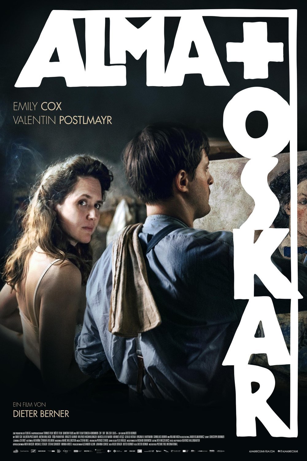 German poster of the movie Alma & Oskar