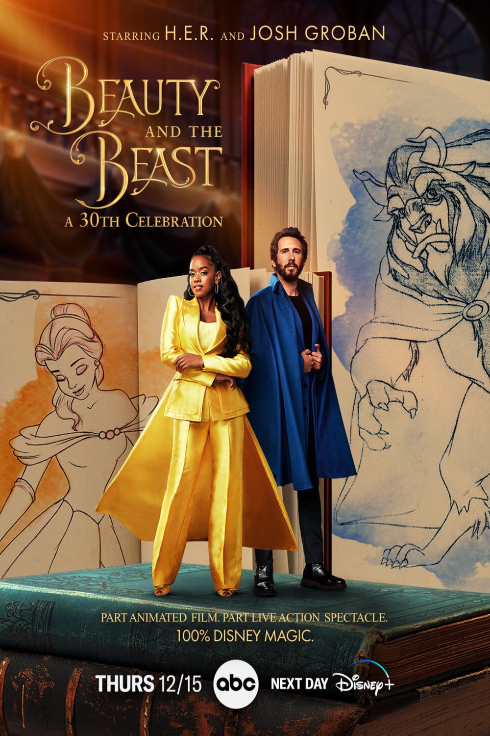 L'affiche du film Beauty and the Beast: A 30th Celebration [2022]