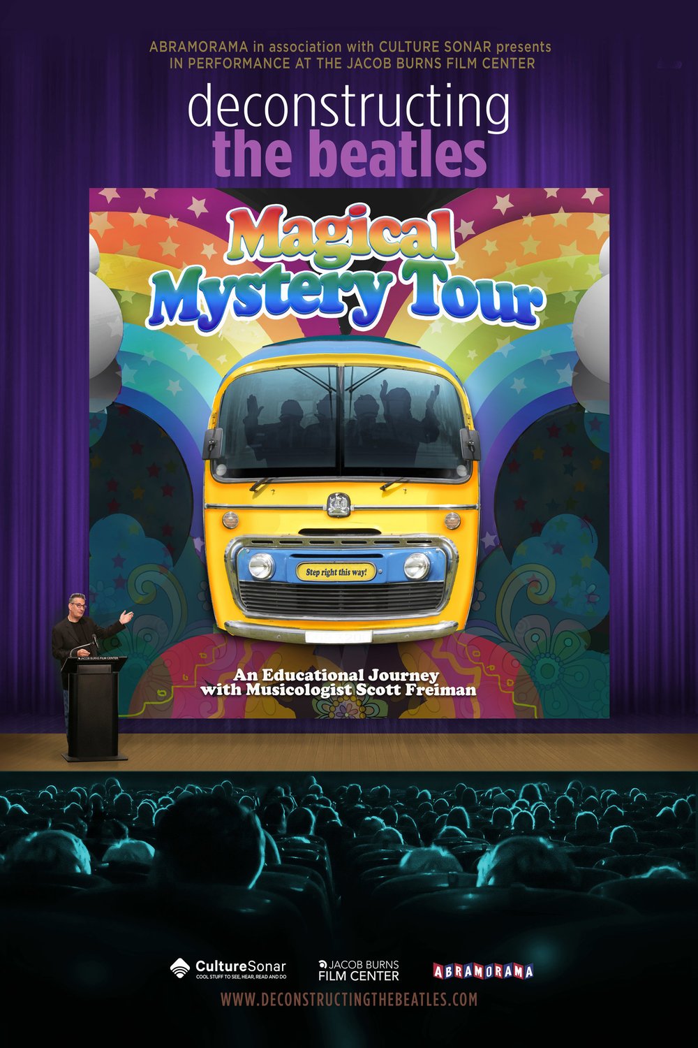 L'affiche du film Deconstructing the Beatles' Magical Mystery Tour