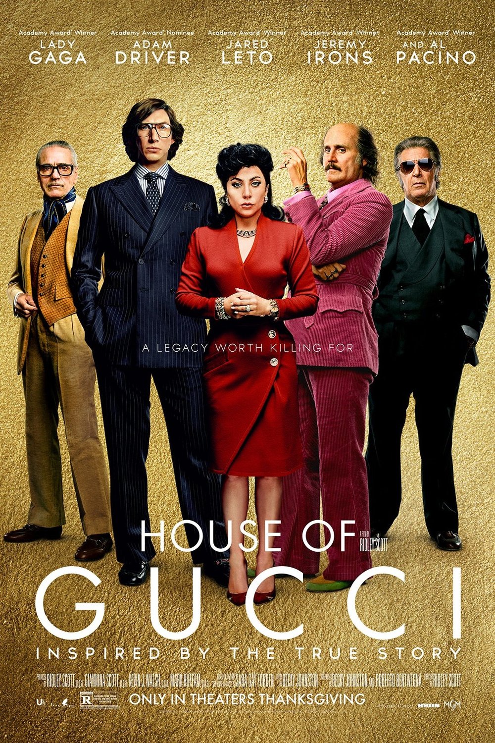 L'affiche du film House of Gucci