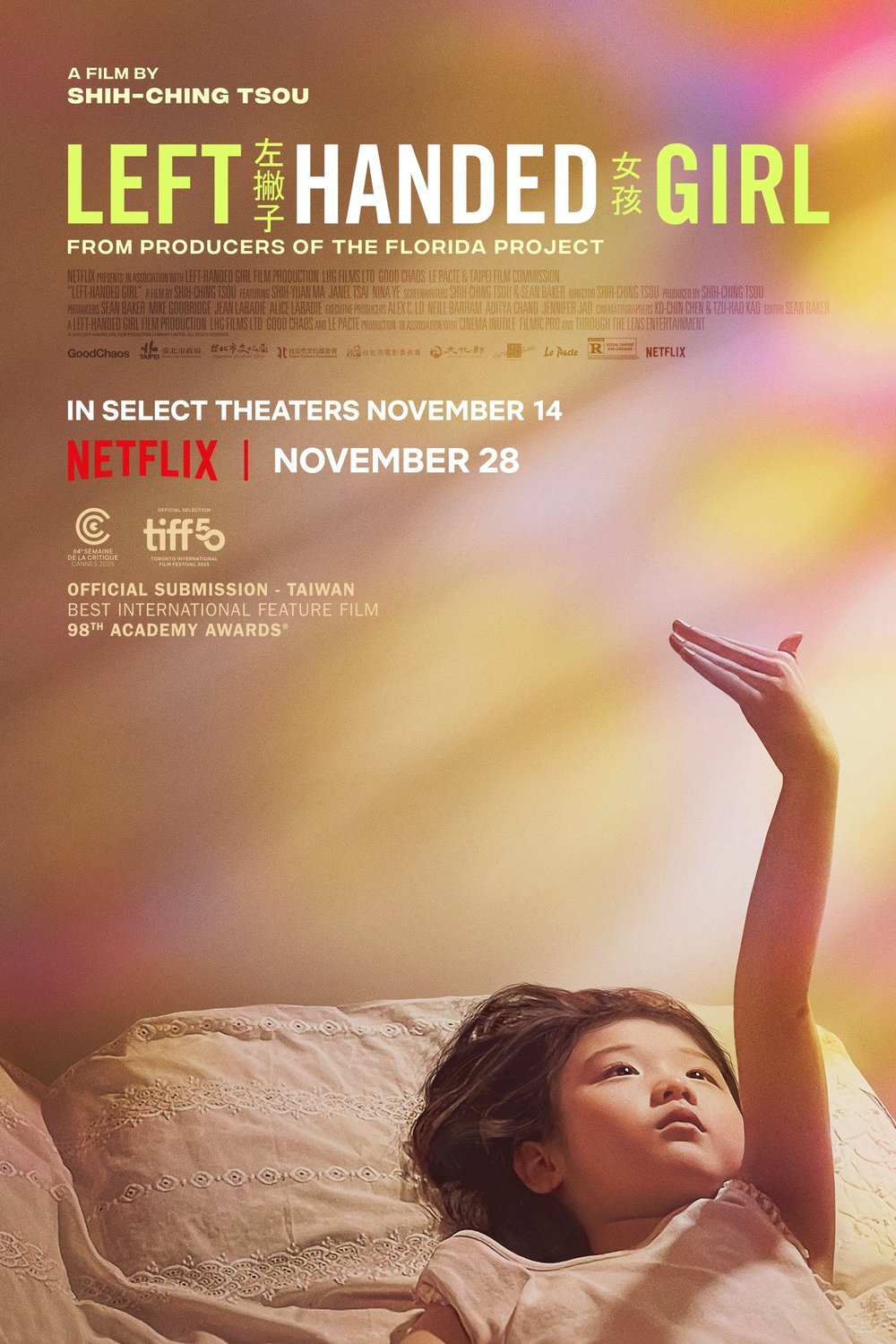 L'affiche du film Left-Handed Girl [2025]