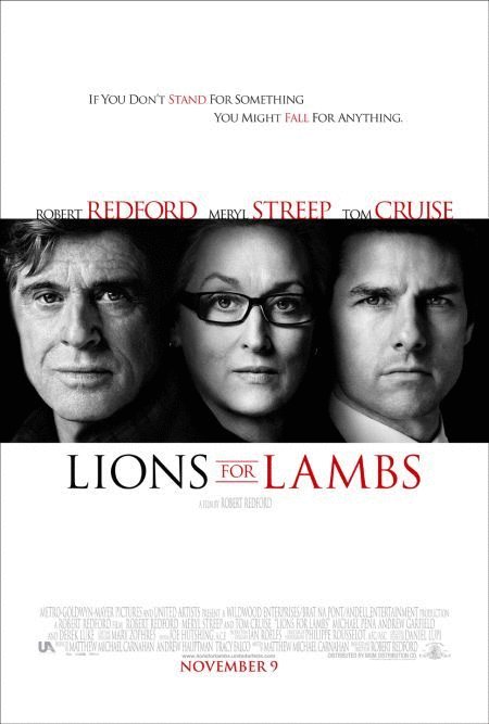 L'affiche du film Lions for Lambs [2007]