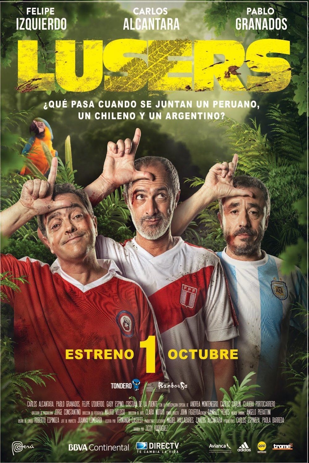 Spanish poster of the movie Lusers