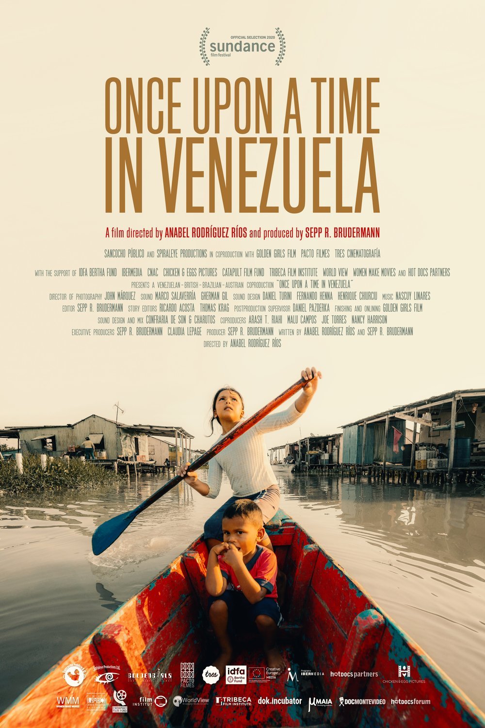 L'affiche originale du film Once Upon a Time in Venezuela en espagnol