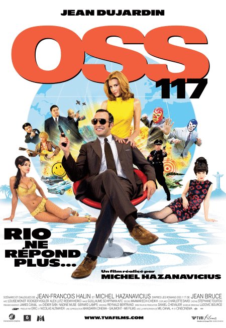 L'affiche du film OSS 117: Rio ne répond plus