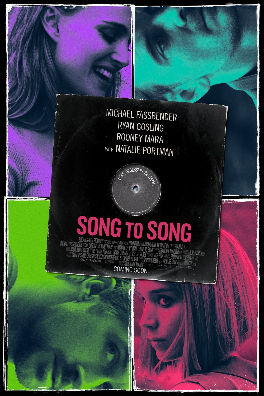 L'affiche du film Song to Song