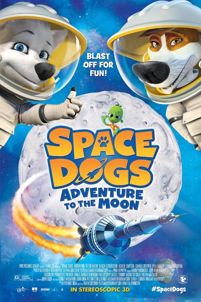 L'affiche du film Space Dogs Adventure to the Moon