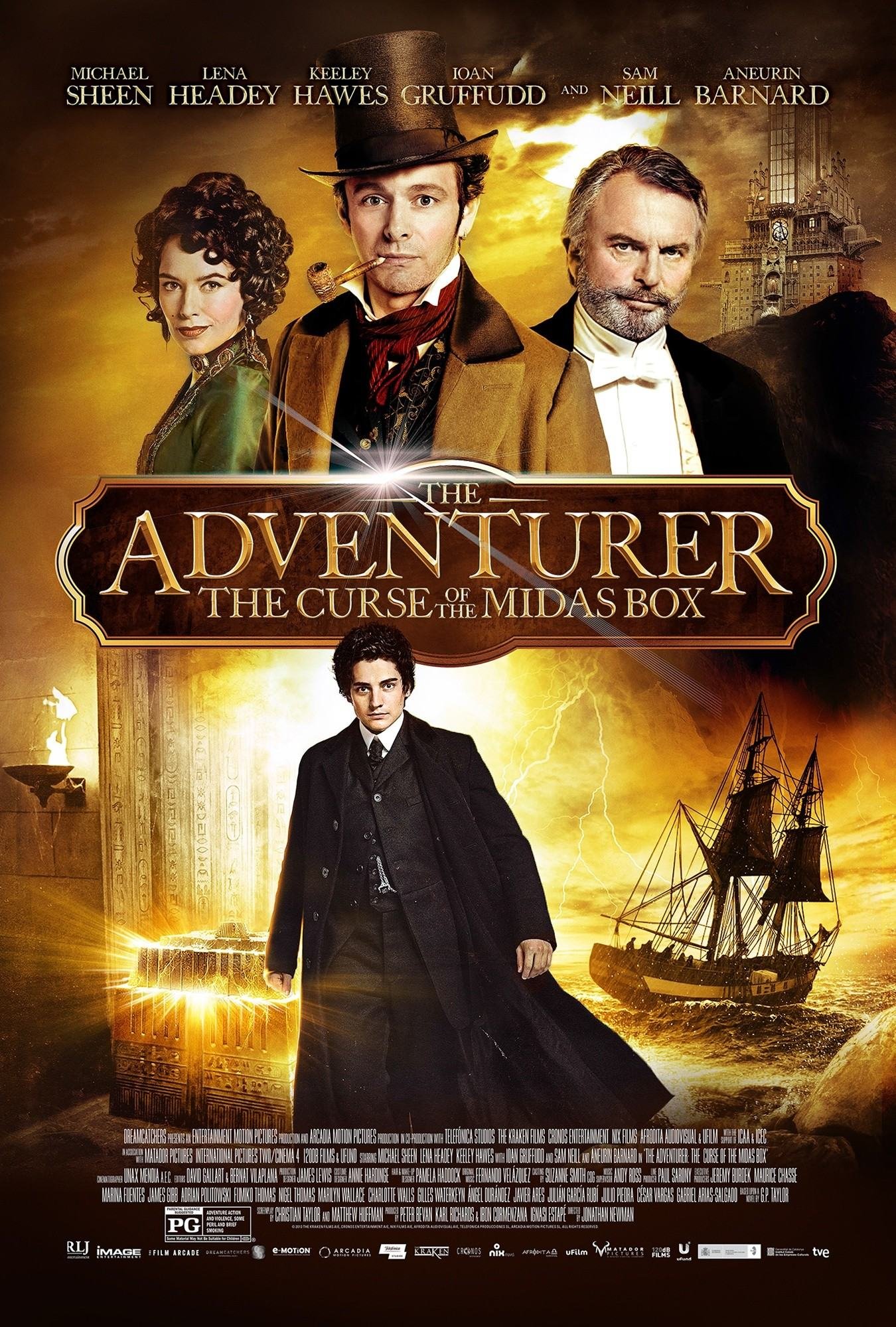 Poster of the movie The Adventurer: The Curse of the Midas Box