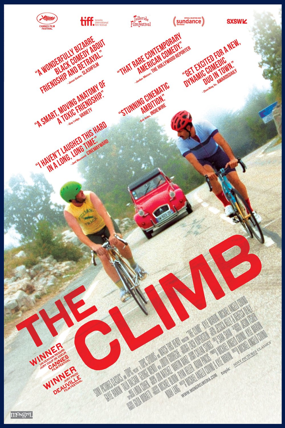 L'affiche du film The Climb