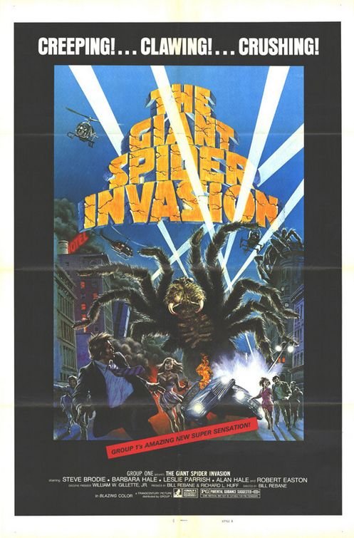 L'affiche du film The Giant Spider Invasion
