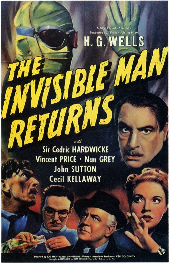 L'affiche du film The Invisible Man Returns