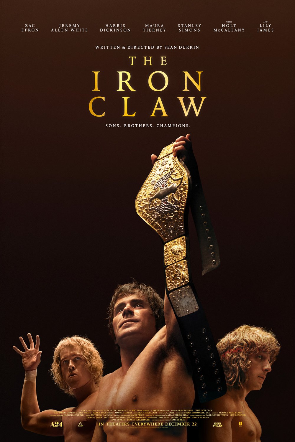 L'affiche du film The Iron Claw [2023]