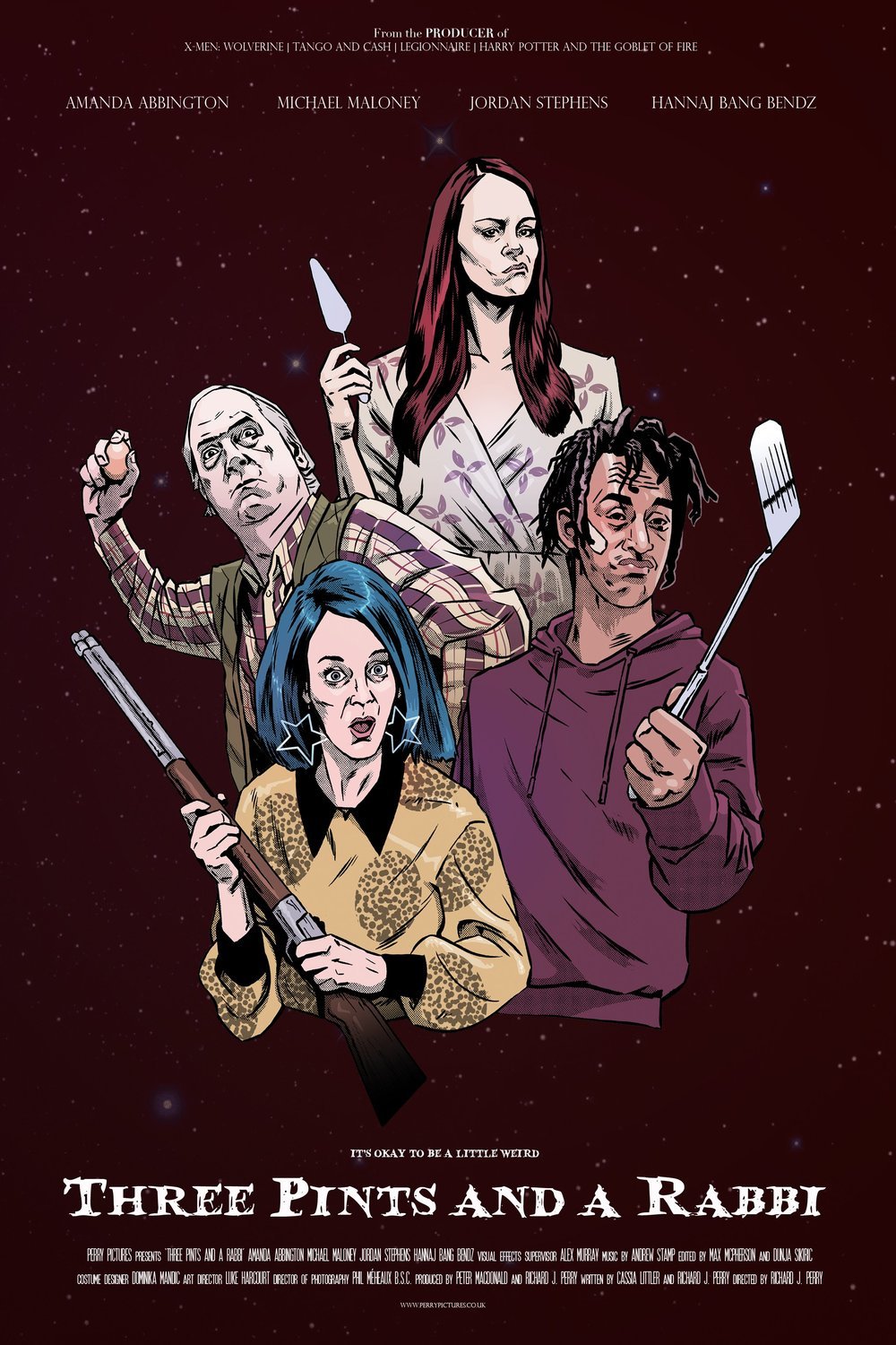 L'affiche du film Three Pints and a Rabbi [2021]