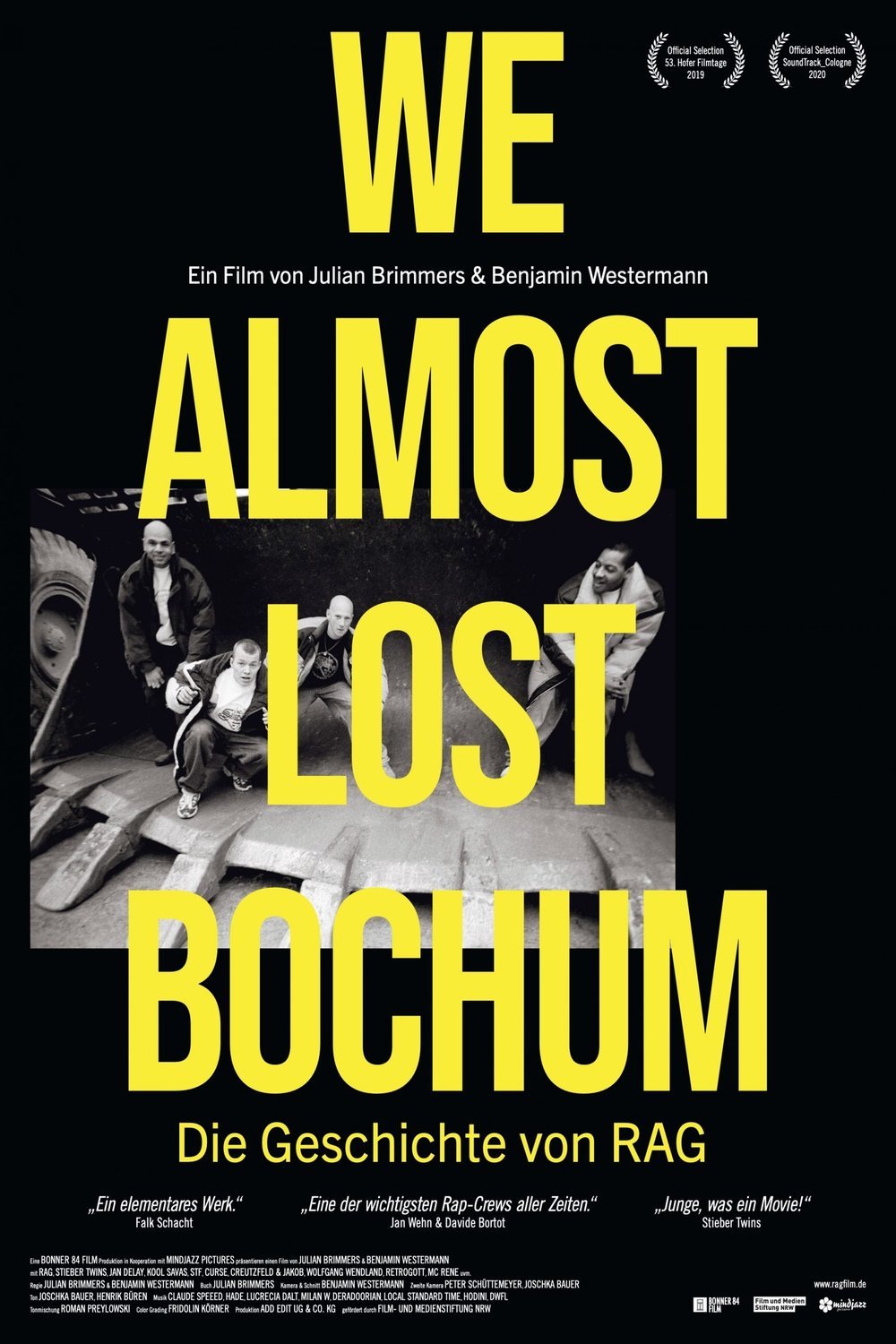 L'affiche originale du film We almost lost Bochum en allemand