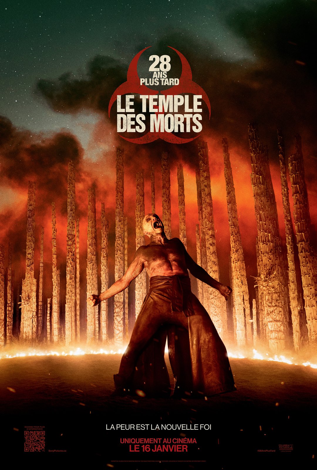 L'affiche du film 28 ans plus tard: Le temple des morts