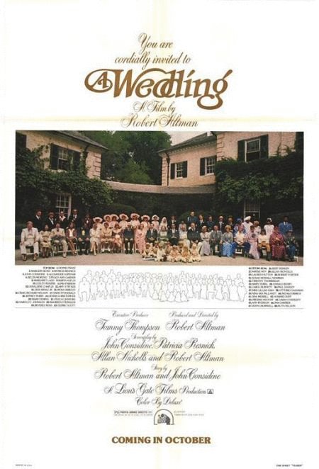 L'affiche du film A Wedding