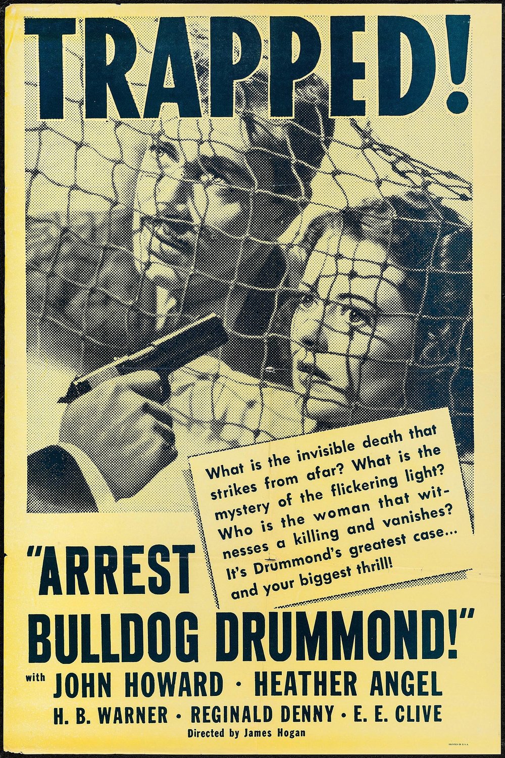 L'affiche du film Arrest Bulldog Drummond