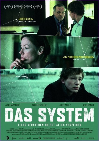 L'affiche originale du film The System en allemand