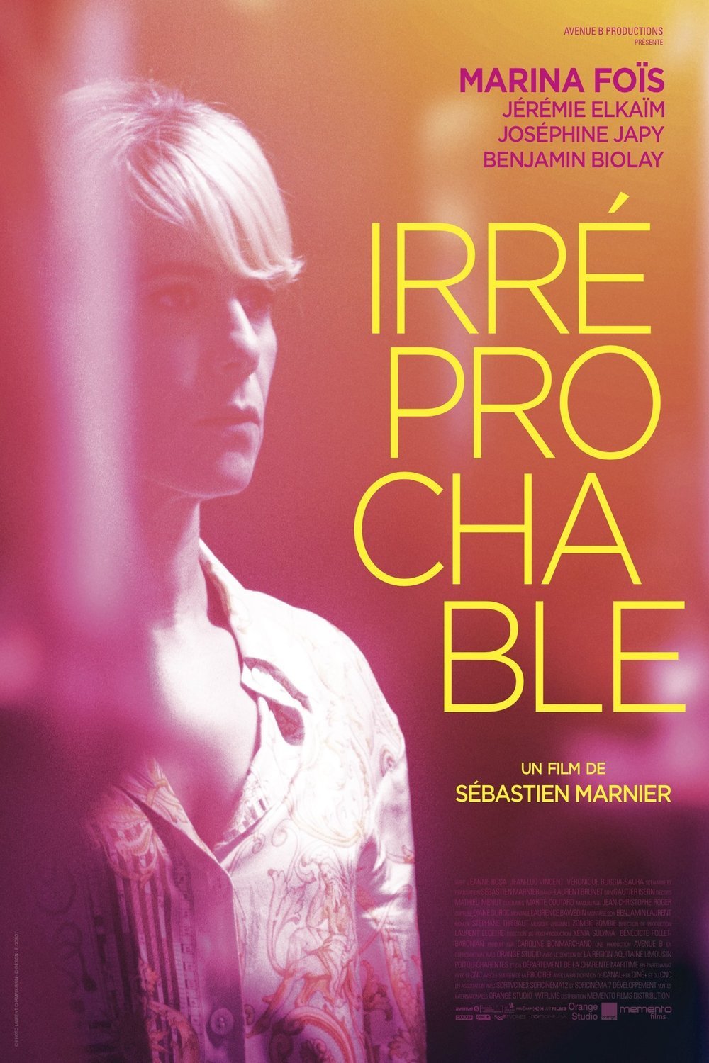 L'affiche du film Irréprochable