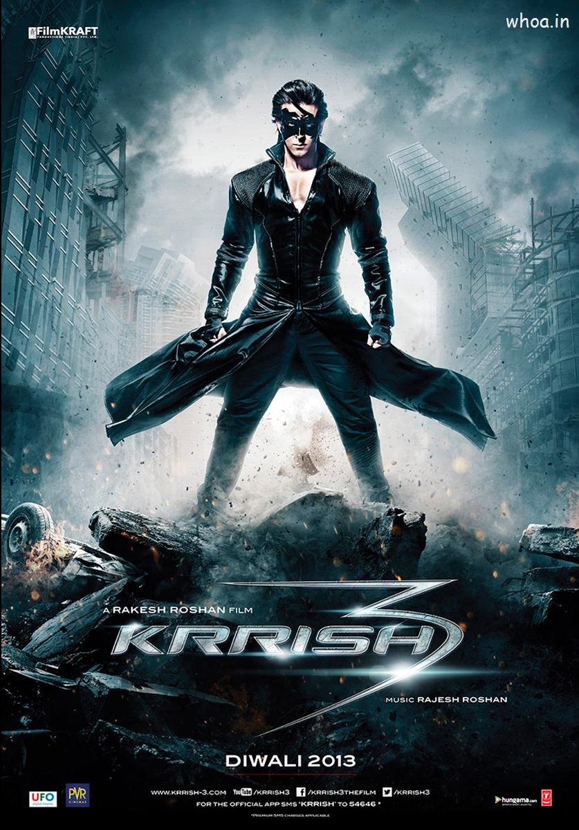L'affiche originale du film Krrish en Hindi