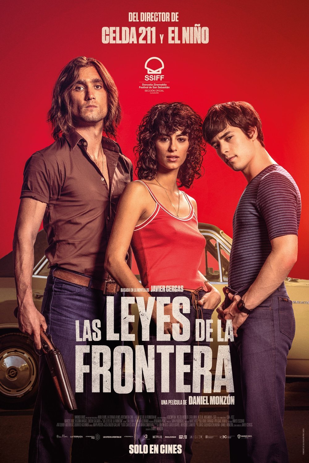 L'affiche originale du film Las leyes de la frontera en espagnol