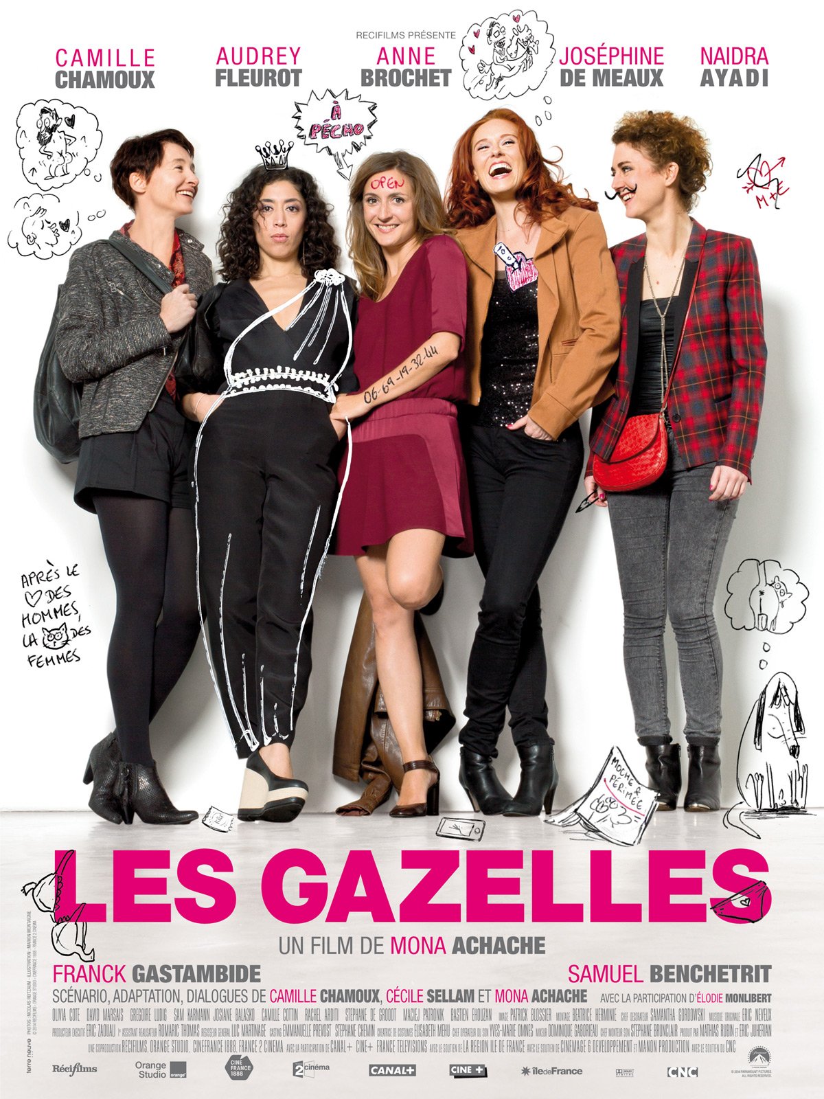 Poster of the movie Les Gazelles