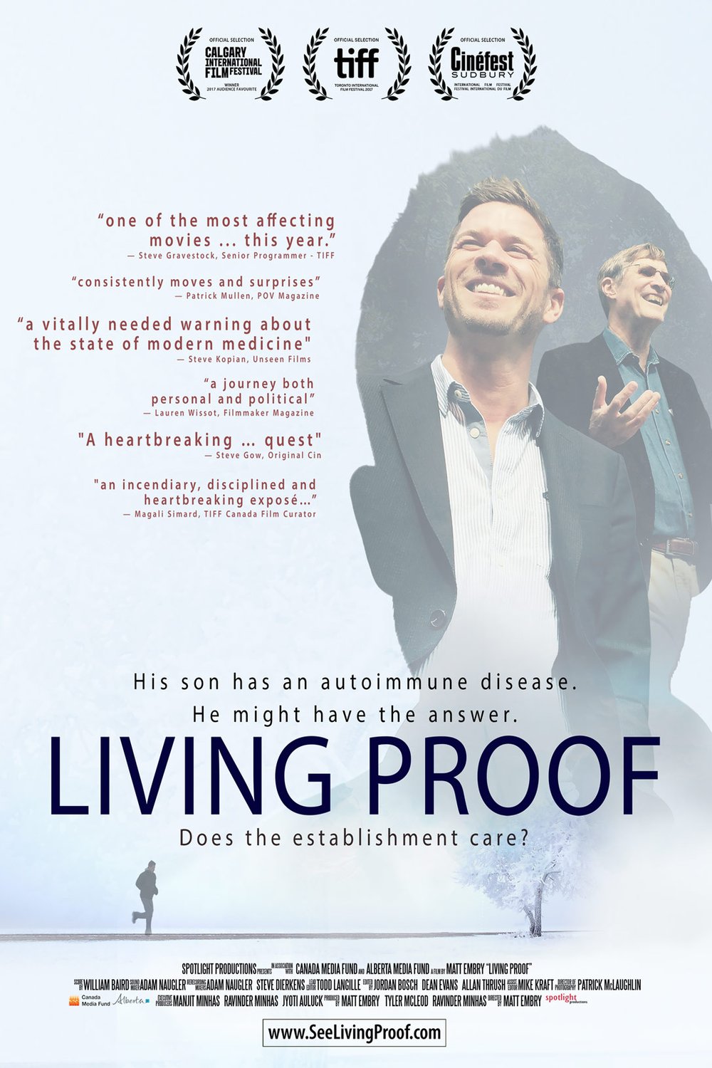 L'affiche du film Living Proof