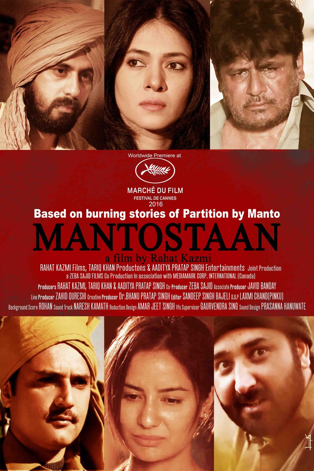 L'affiche originale du film Mantostaan en Ourdou