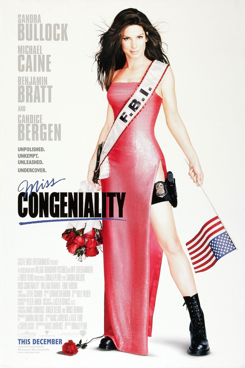 L'affiche du film Miss Congeniality