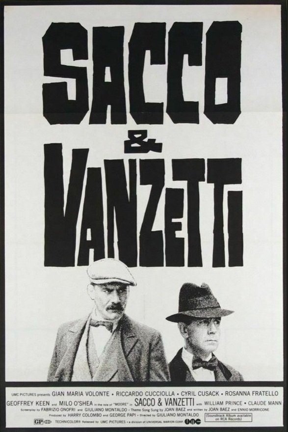 L'affiche du film Sacco e Vanzetti