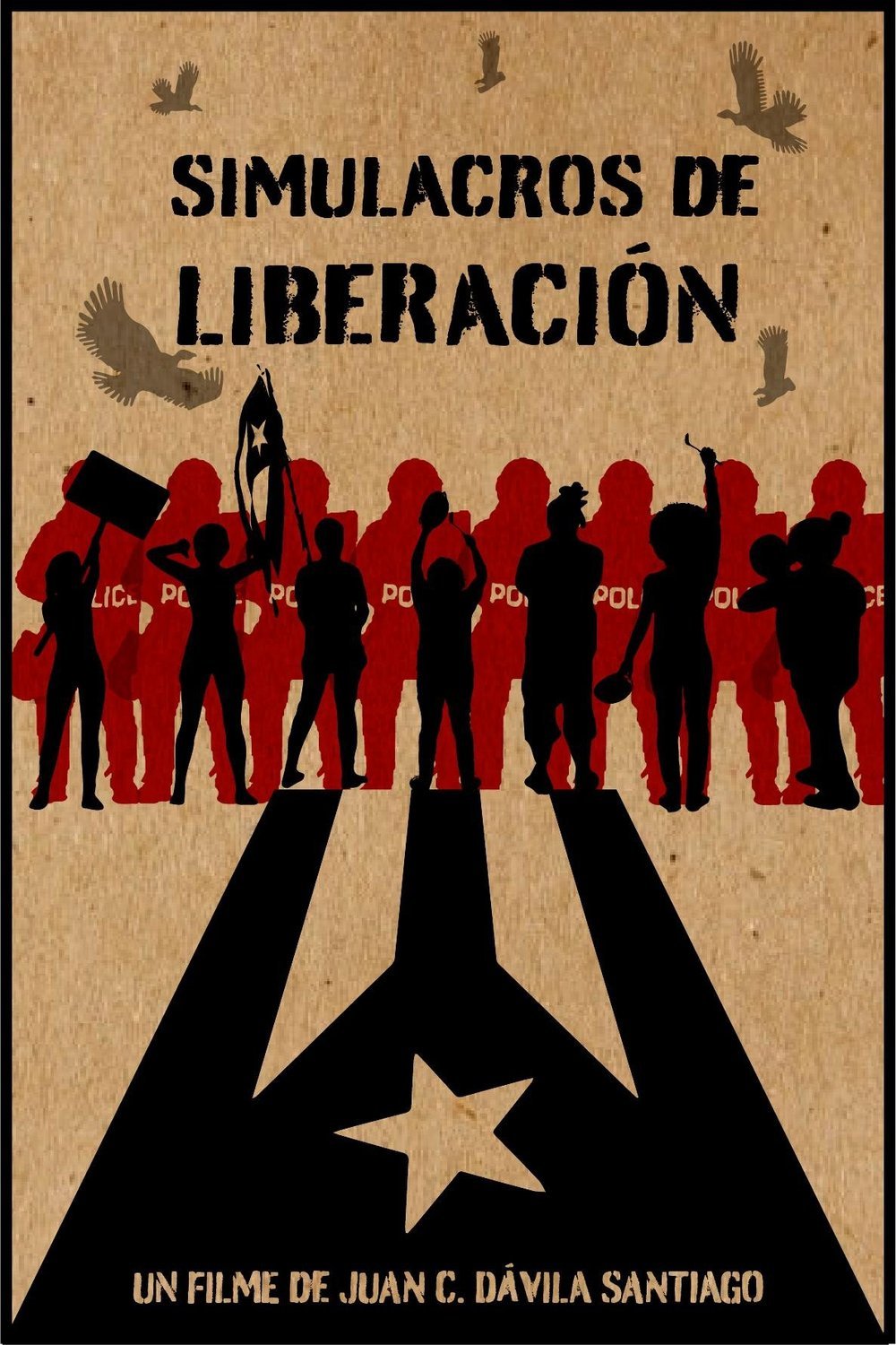 L'affiche du film Simulacros de liberación