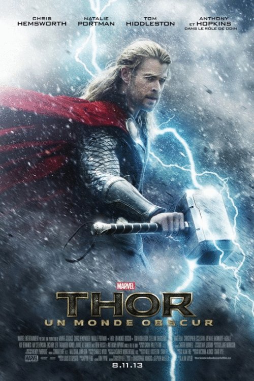 L'affiche du film Thor: Un monde obscur