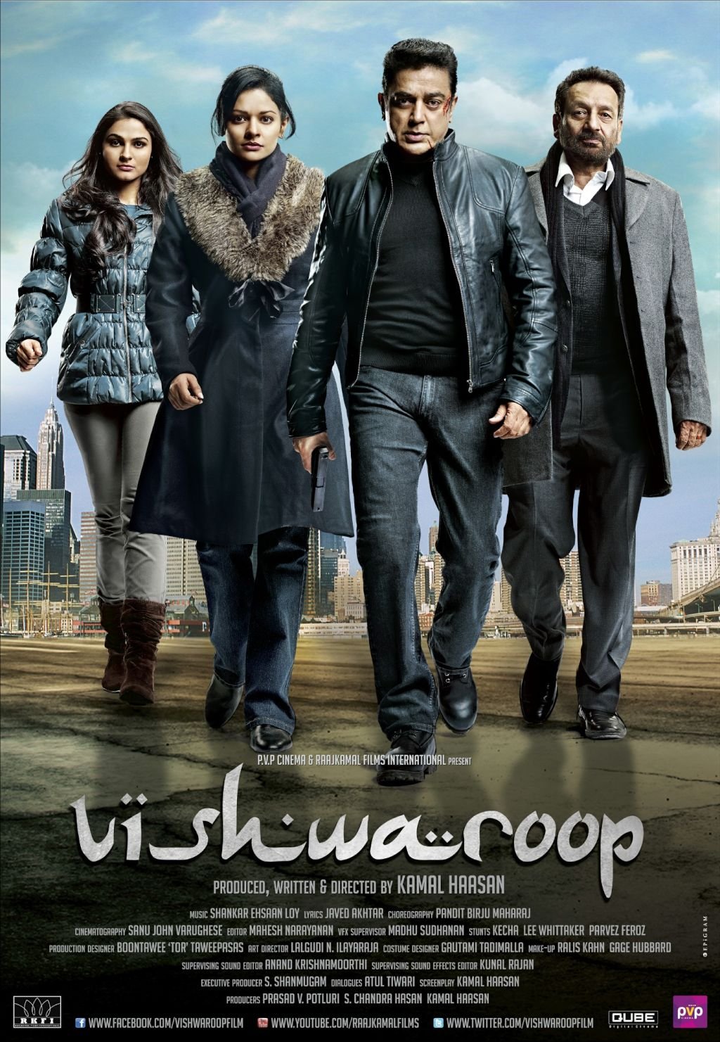 L'affiche originale du film Vishwaroopam en Hindi