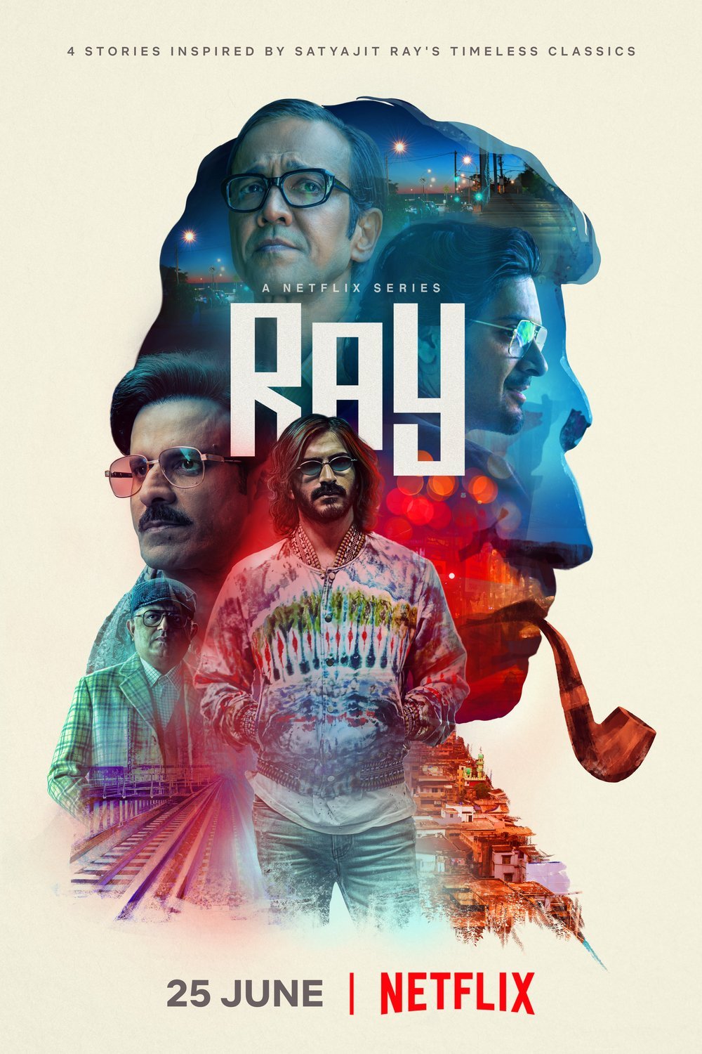 L'affiche originale du film X-Ray: Selected Satyajit Shorts en Hindi