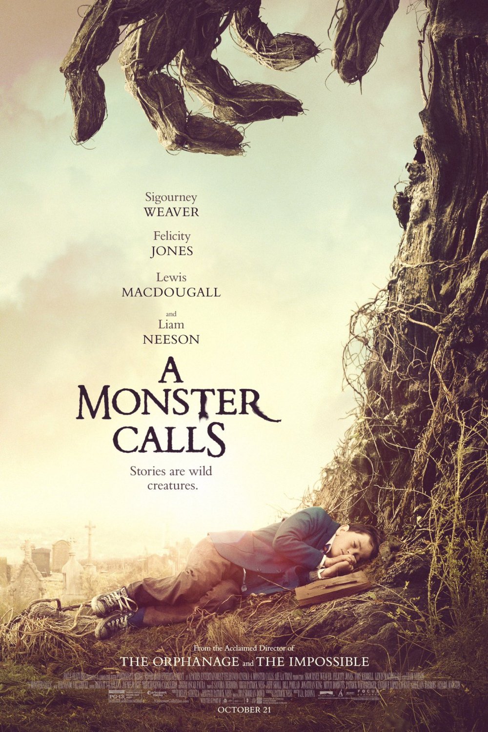 L'affiche du film A Monster Calls