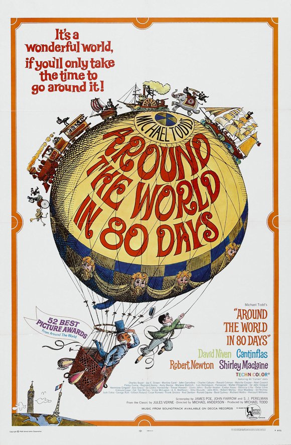 L'affiche du film Around the World in Eighty Days