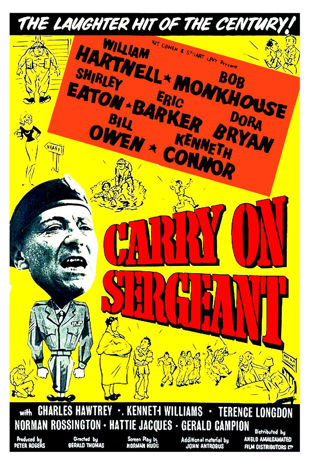 L'affiche du film Carry on Sergeant