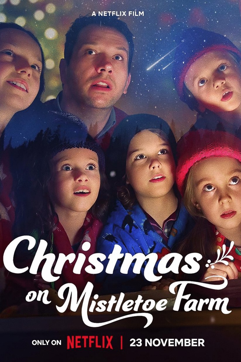 L'affiche du film Christmas on Mistletoe Farm [2022]