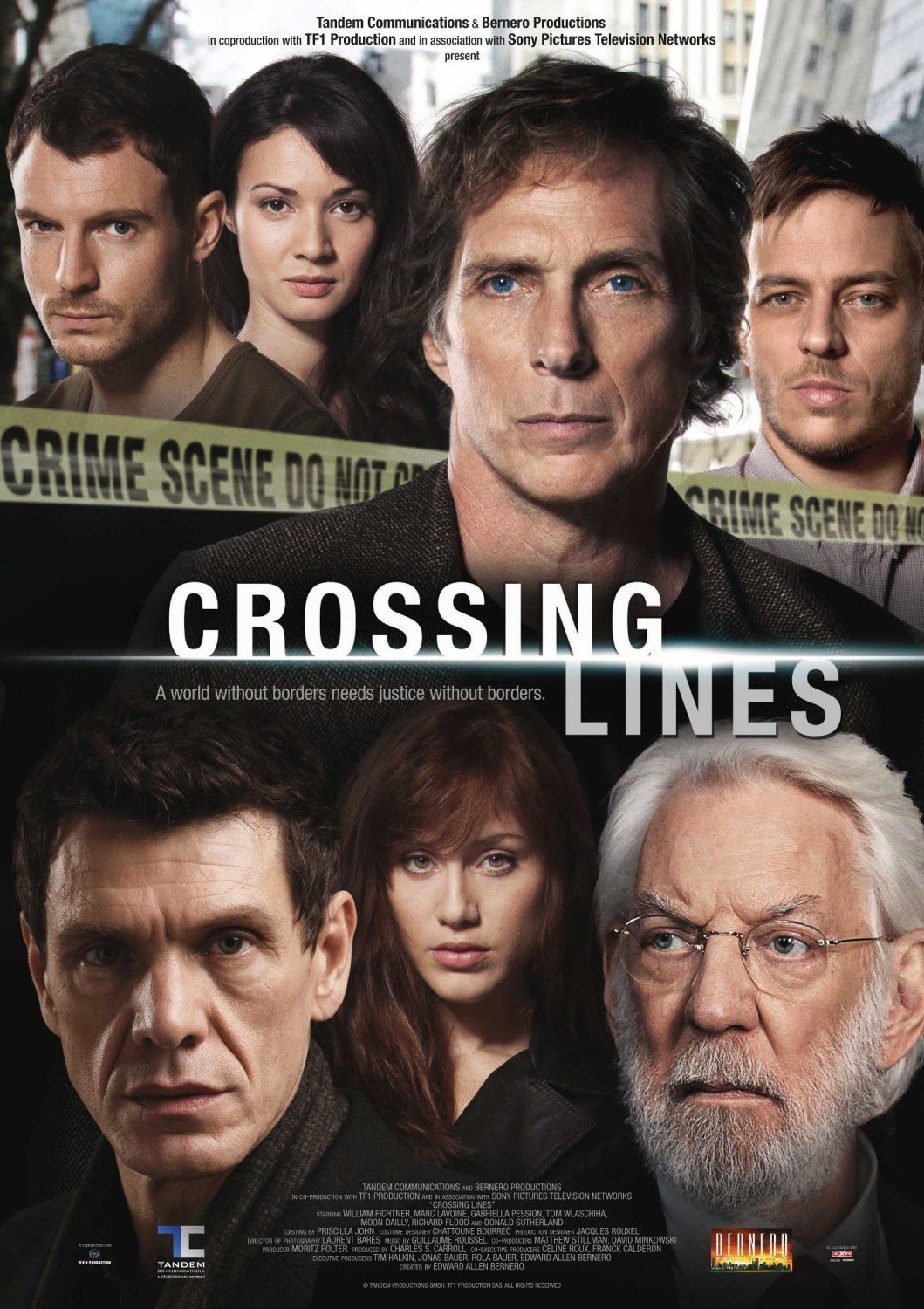 L'affiche du film Crossing Lines