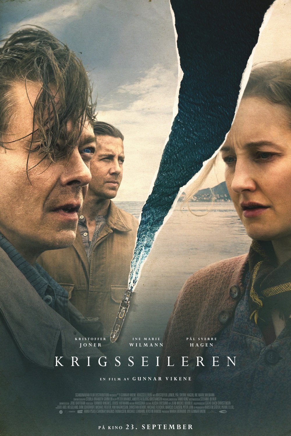 L'affiche du film Krigsseileren [2022]